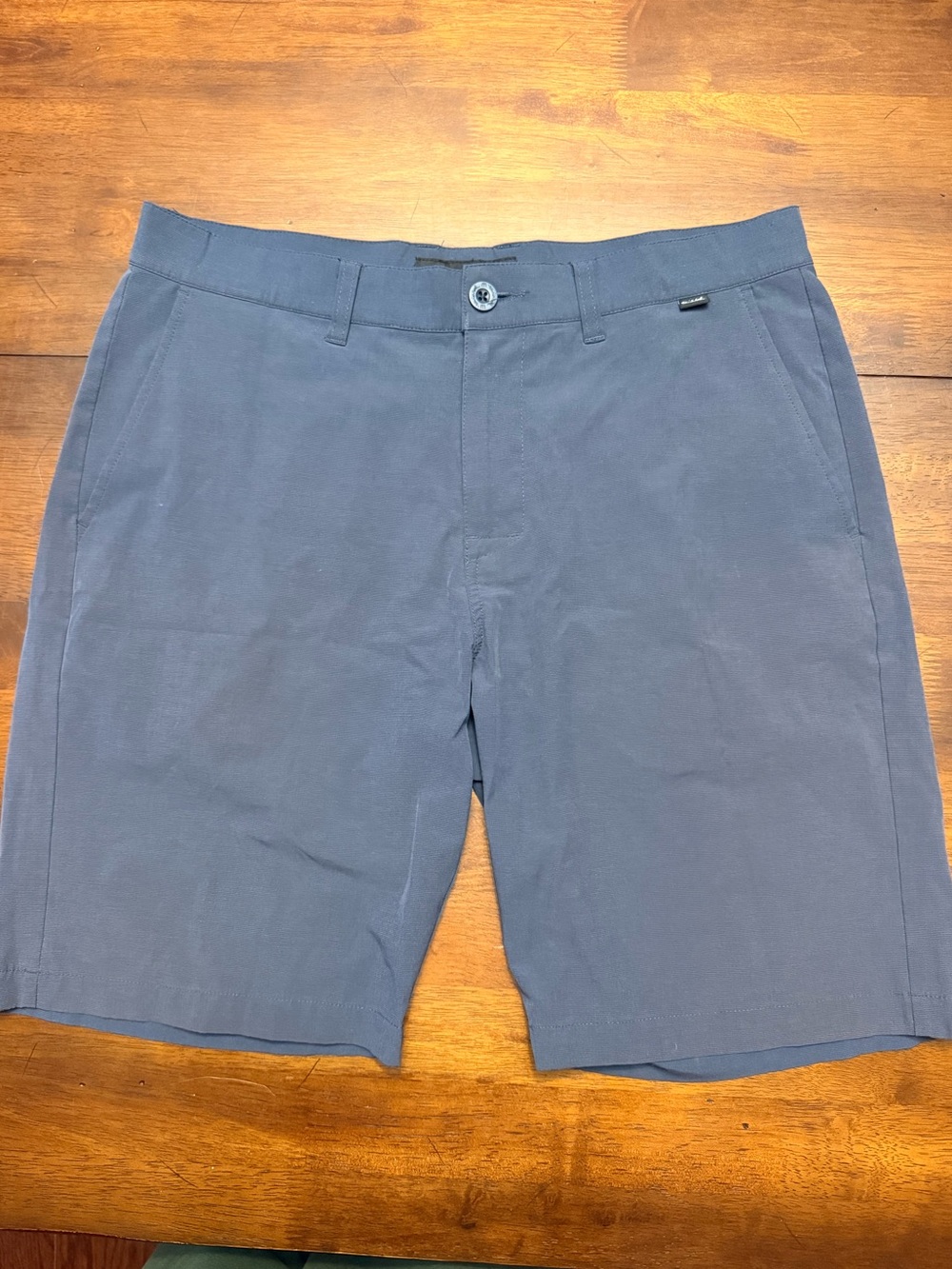 Travis Mathew Navy Flat Front Performance Shorts